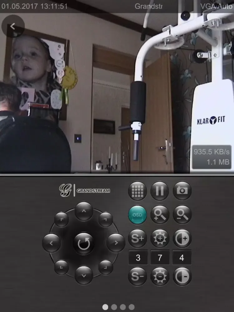 Screenshot di Grandstream FC iPad 