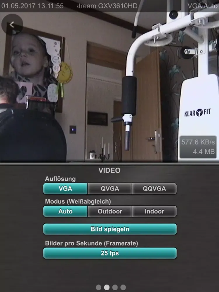 Screenshot di Grandstream FC iPad 