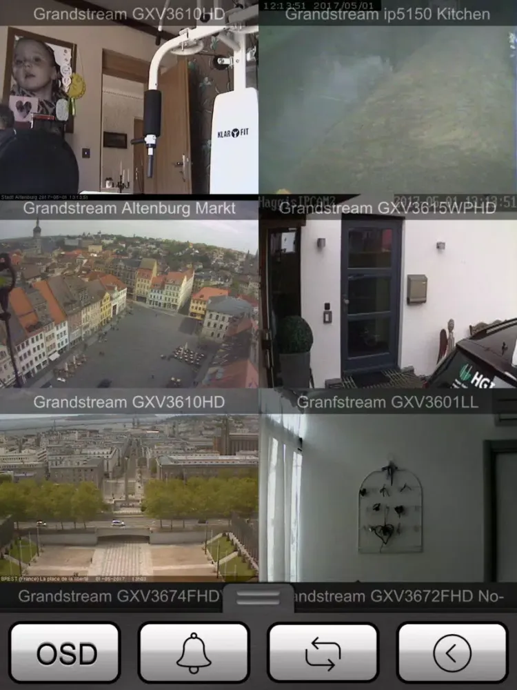 Screenshot di Grandstream FC iPad 