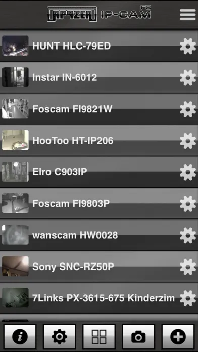 Captures d'écran de ipCam FC - for IP Cameras