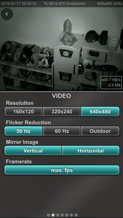 Captures d'écran de ipCam FC - for IP Cameras