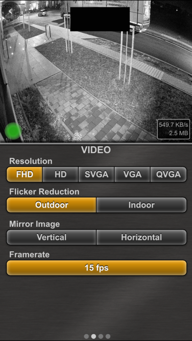 Tangkapan layar LUPUS FC - IP camera surveillance