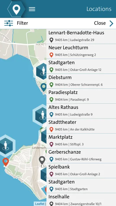 Zrzuty ekranu Lindau Science Trail