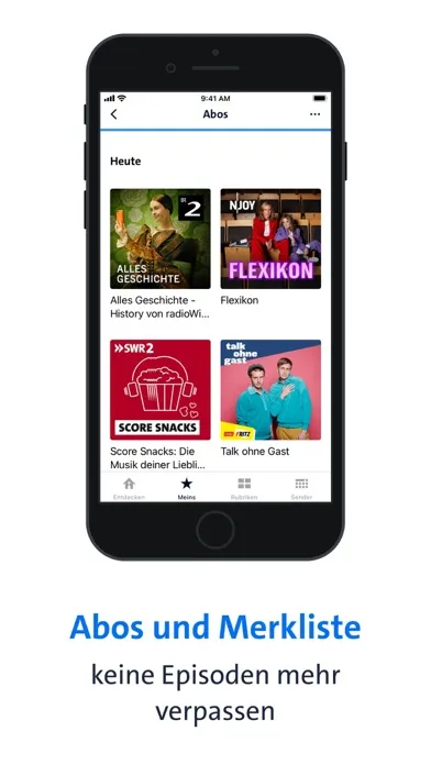 ARD Audiothek سکرین شاٹس