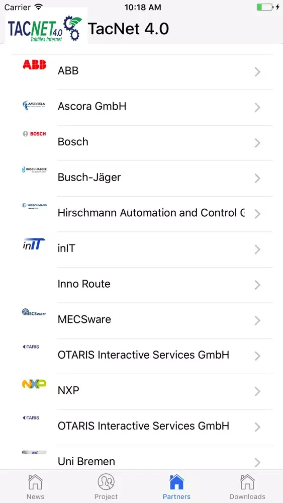 TACNET 4.0 - Tactile Internet应用截图
