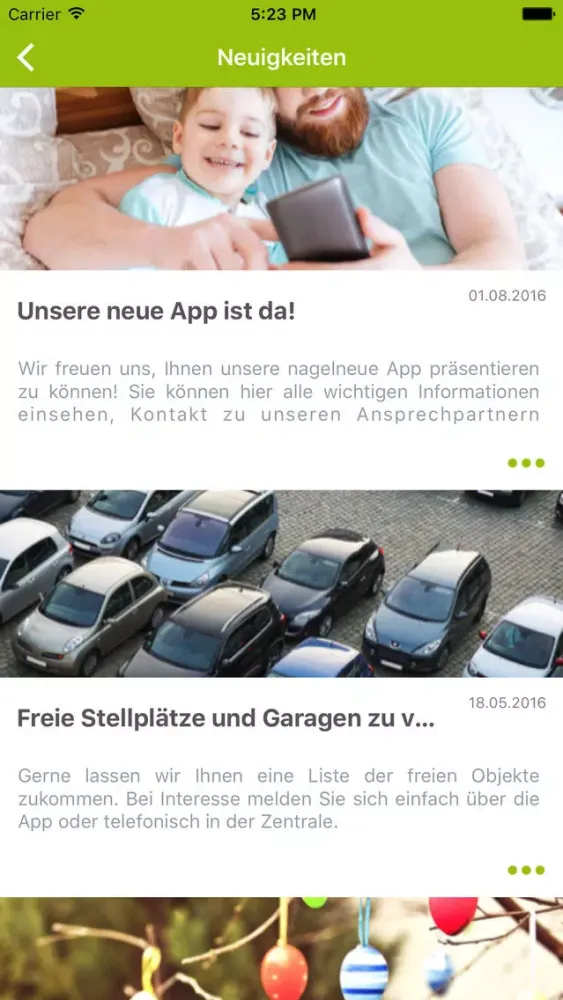 Capturas de pantalla de Bauverein Friemersheim direkt