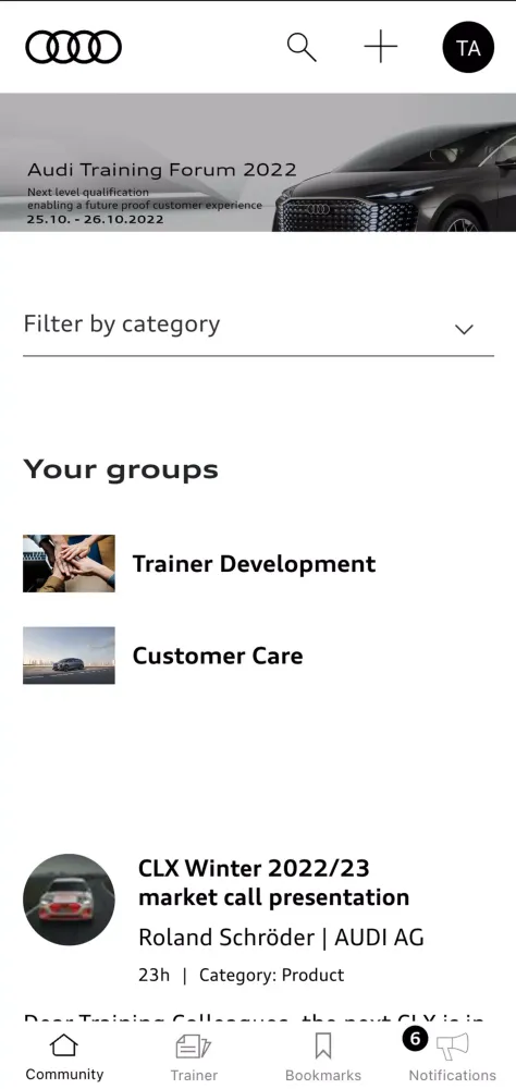 Audi Qualification Gateway App应用截图
