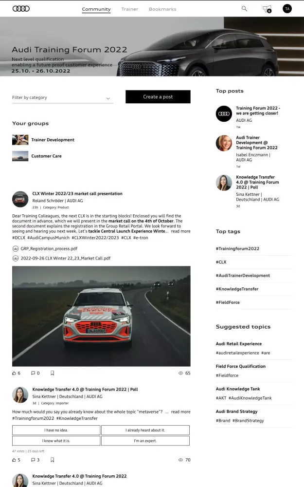 Audi Qualification Gateway App应用截图