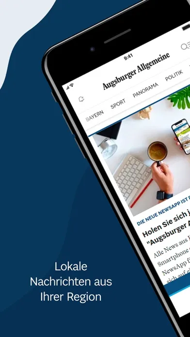 Capturas de pantalla de Augsburger Allgemeine News