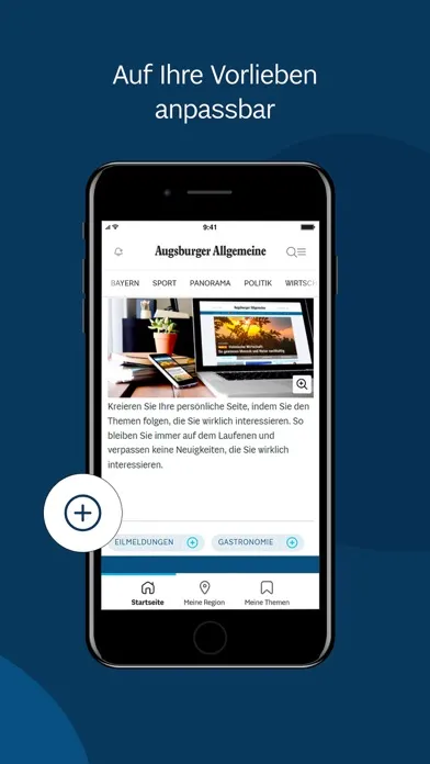 Capturas de pantalla de Augsburger Allgemeine News