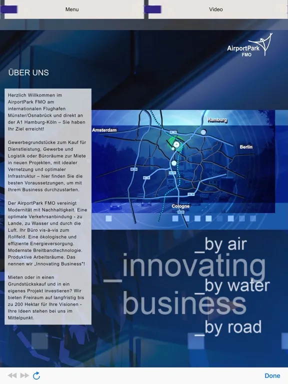 Capturas de pantalla de AirportPark FMO iPad 