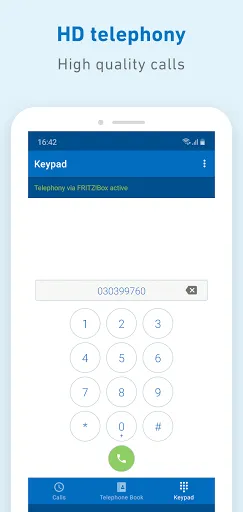 ภาพหน้าจอของ FRITZ!App Fon