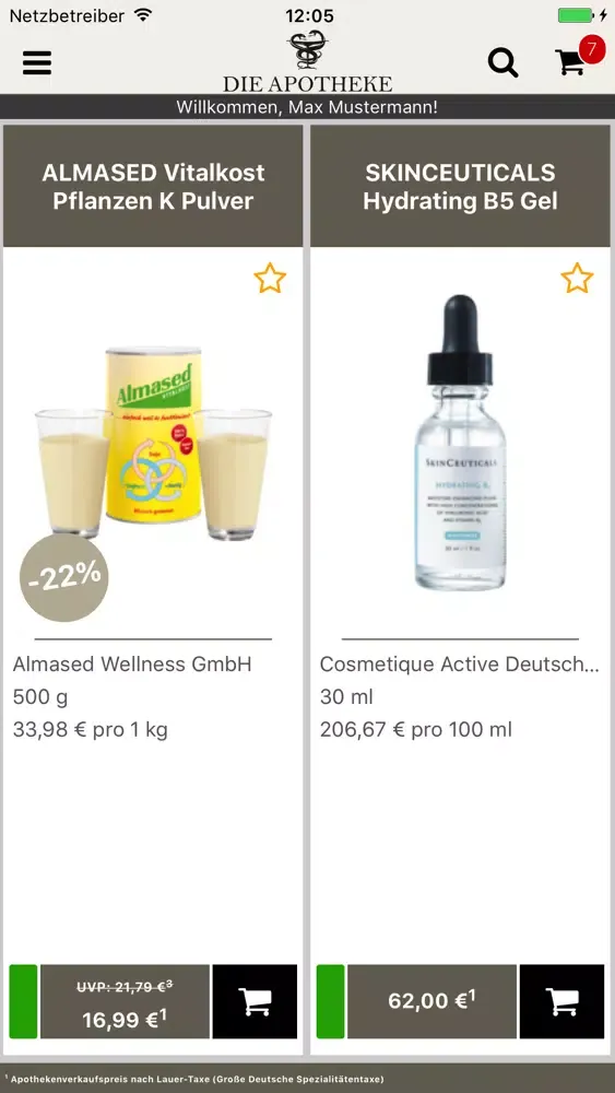 Capturas de tela do DIE APOTHEKE AM DERMATOLOGIKUM