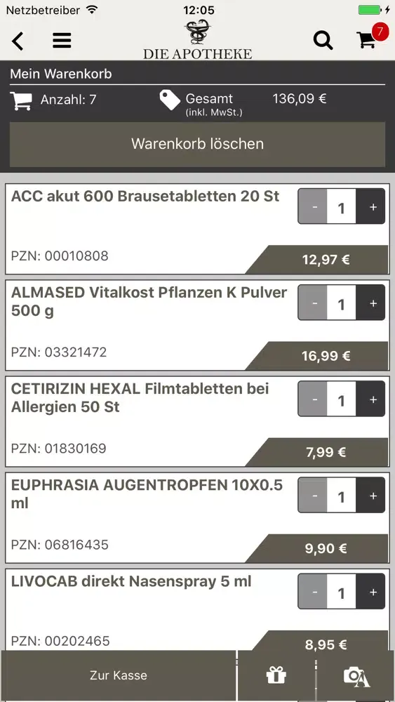 Capturas de tela do DIE APOTHEKE AM DERMATOLOGIKUM