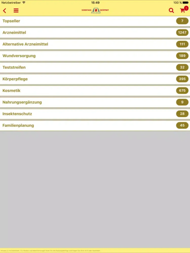 Apotheke im HBF Darmstadt iPad  Screenshots