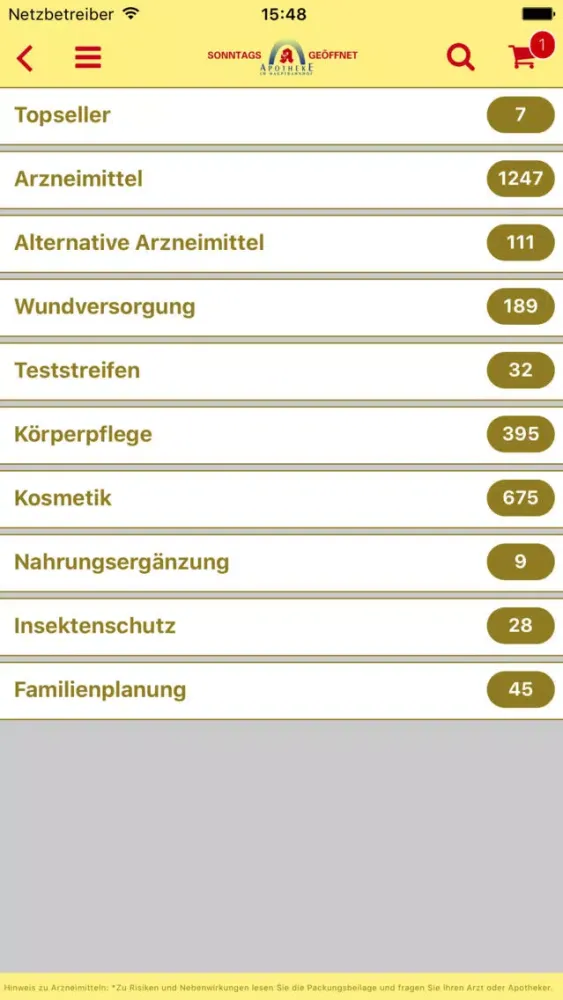 Apotheke im HBF Darmstadt Screenshots
