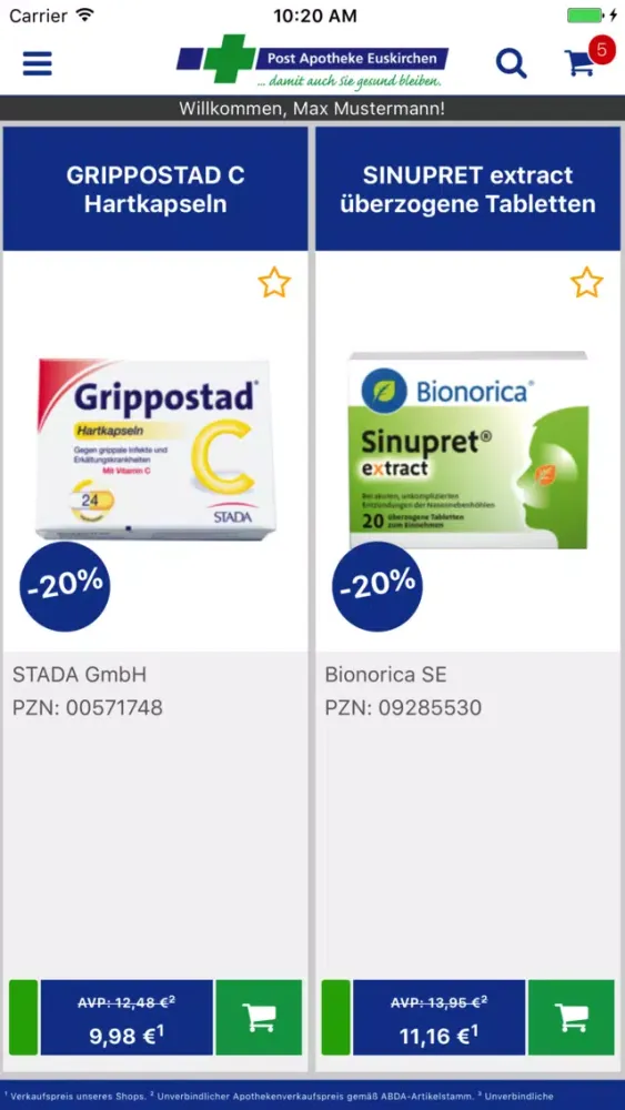 Post Apotheke Euskirchen Screenshots