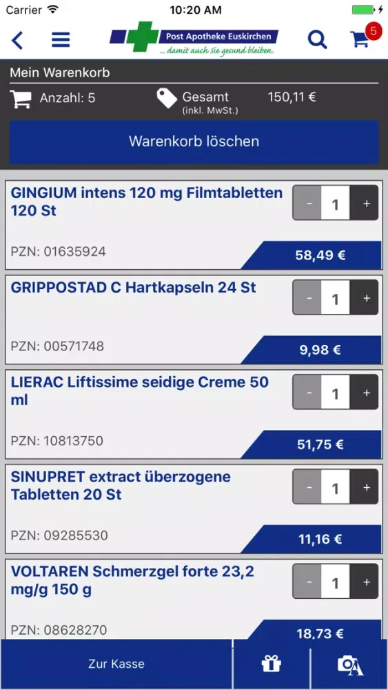 Post Apotheke Euskirchen Screenshots