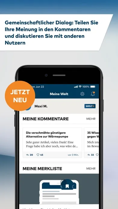 WELT News & Live-TV Screenshots