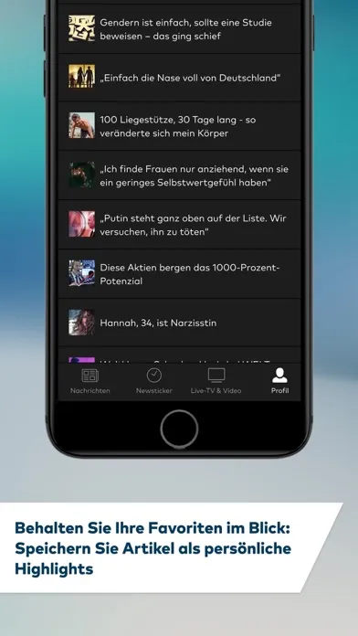 WELT News & Live-TV Screenshots