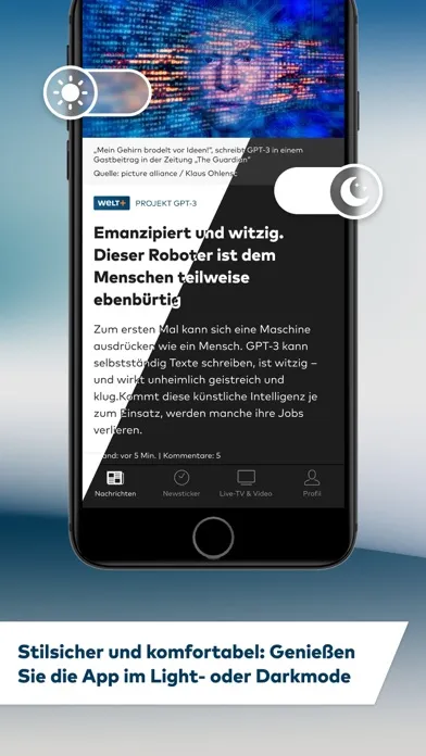 WELT News & Live-TV Screenshots