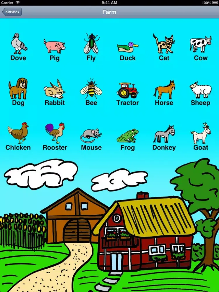 Captures d'écran de Kidsbox iPad 