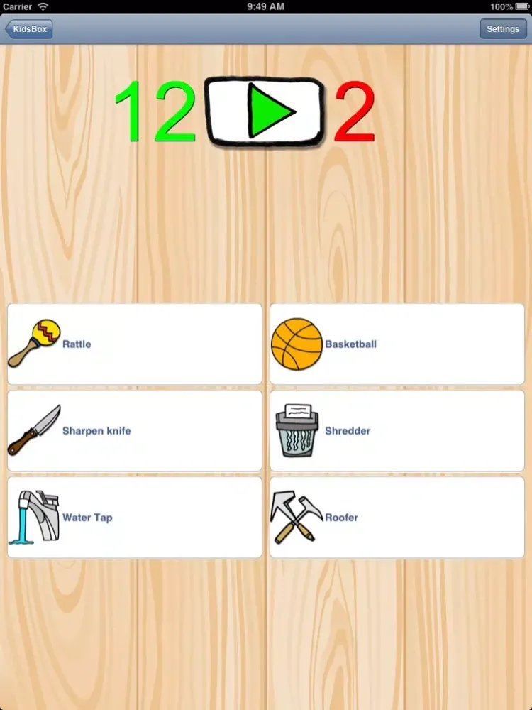 Captures d'écran de Kidsbox iPad 