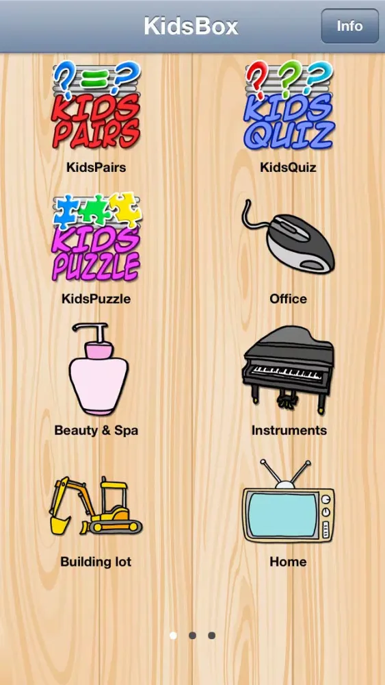 Captures d'écran de Kidsbox