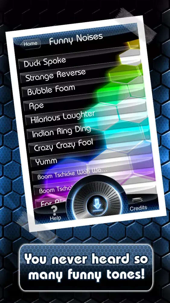 Tangkapan skrin Deluxe Ringtones