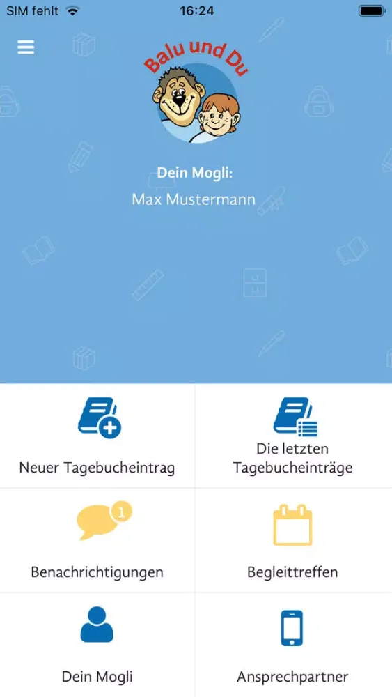 Скриншоты Balu und Du Tagebuch