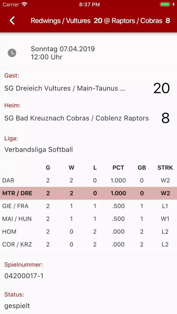 Mein Baseball Club Screenshots
