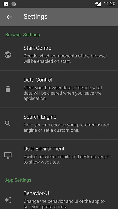 FOSS Browser Screenshots