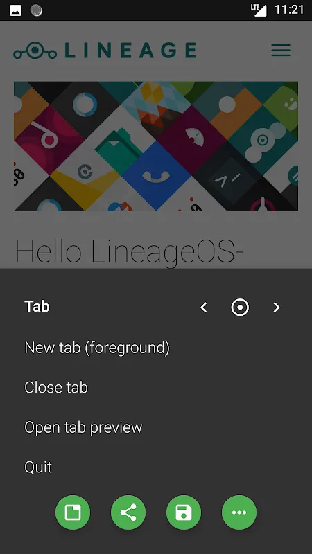 FOSS Browser Screenshots
