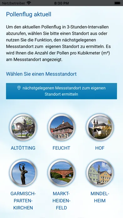ePIN - Pollenflug Bayern 스크린샷