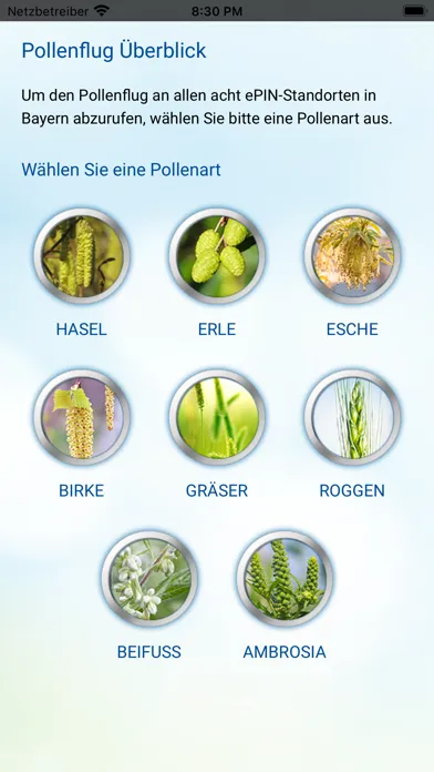ePIN - Pollenflug Bayern 스크린샷