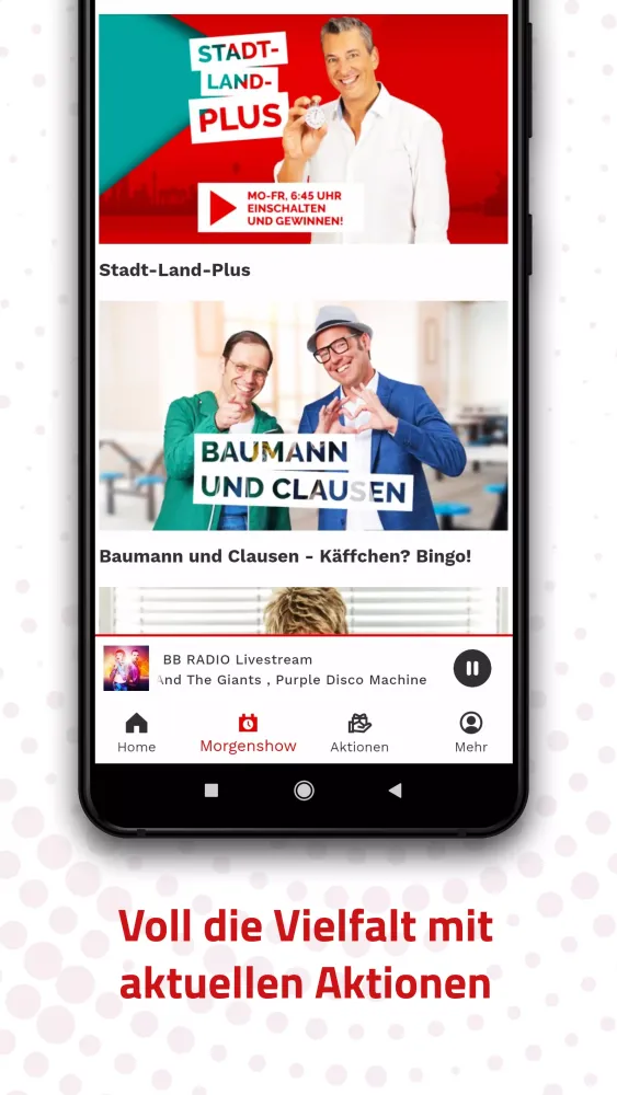 Tangkapan layar BB RADIO
