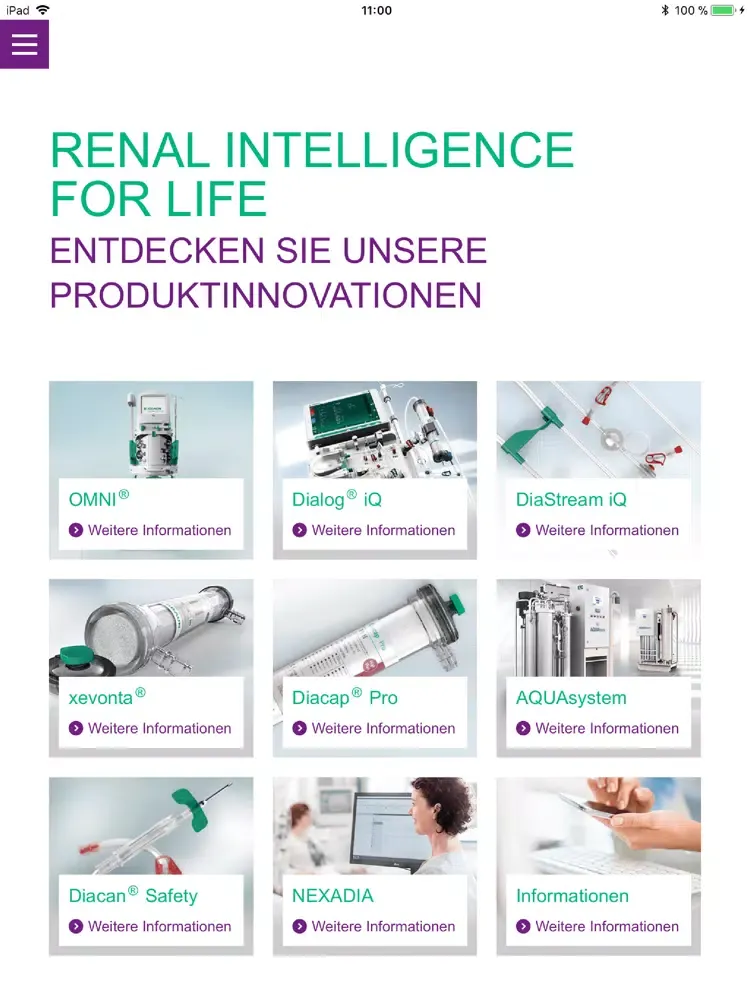 صور Renal Care Solutions DE iPad 