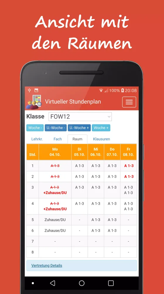 Screenshot di BBS Helmstedt - Stundenplan
