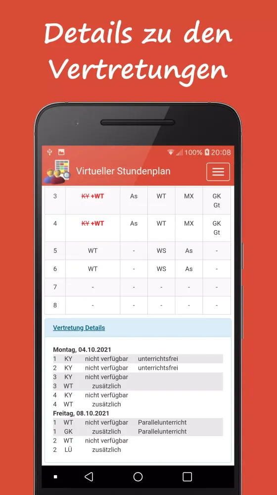 Screenshot di BBS Helmstedt - Stundenplan