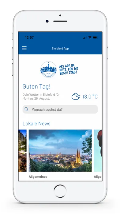 Ảnh chụp màn hình của Bielefeld-App
