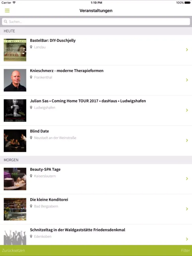 صور Meine Weinstraße - 100% Pfalz iPad 