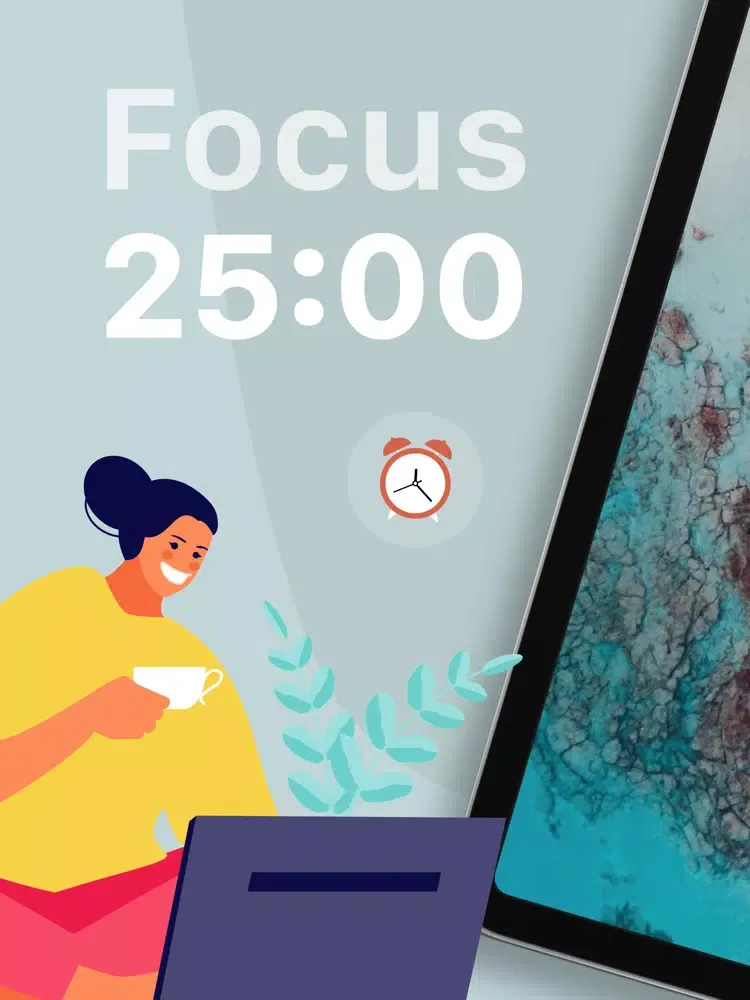Flip: Focus Timer for Pomodoro iPad  Screenshots