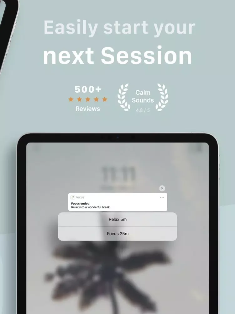 Flip: Focus Timer for Pomodoro iPad  Screenshots