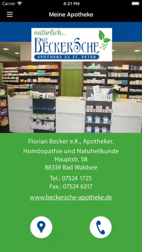 Capturas de pantalla de Die-Beckersche-Apotheke - B.