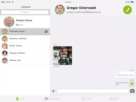 SODALIS iPad  Ekran Görüntüleri