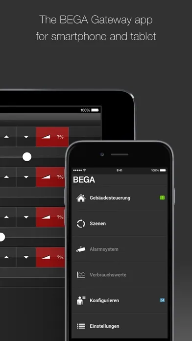 Capturas de tela do BEGA Gateway