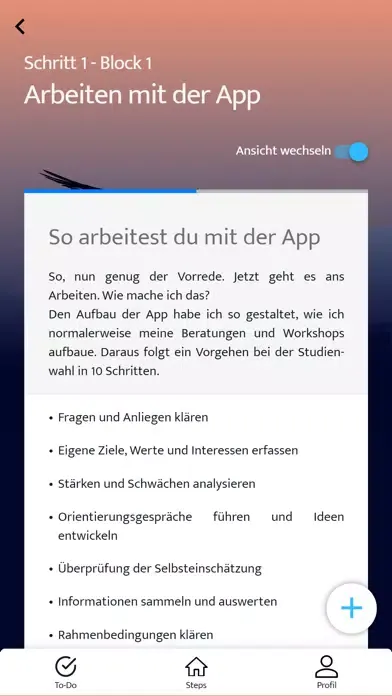 DEEP! Finde Studium & Beruf Screenshots
