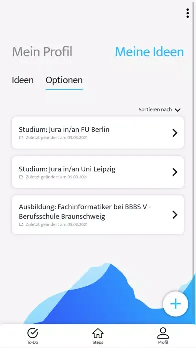 DEEP! Finde Studium & Beruf Screenshots