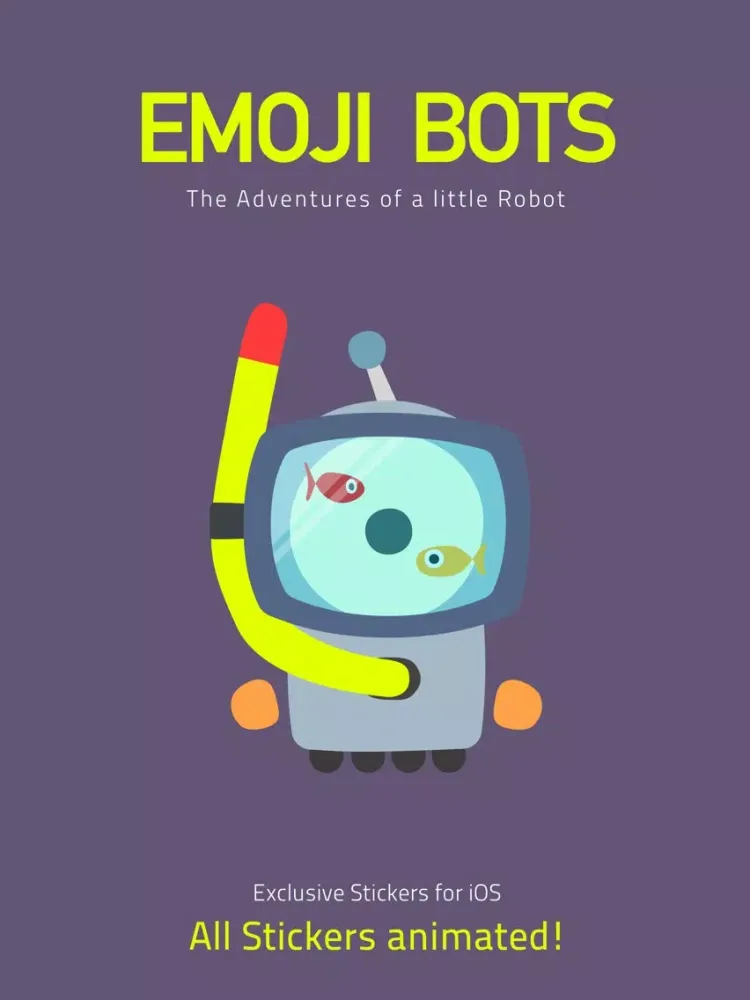 Скриншоты Emoji Bots animated iPad 