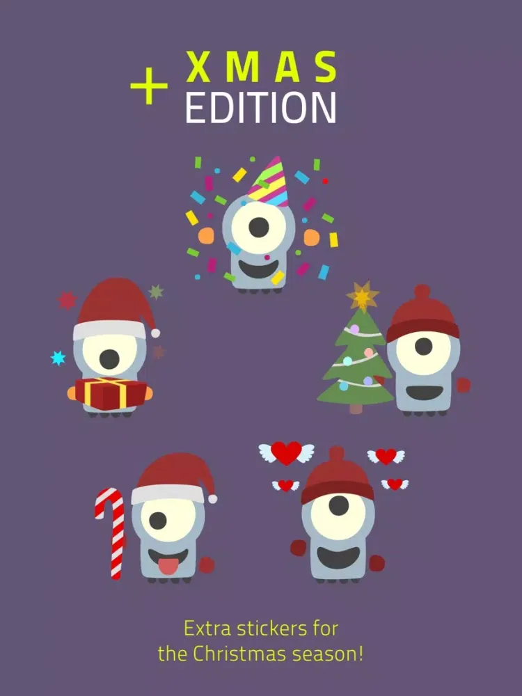 Скриншоты Emoji Bots animated iPad 